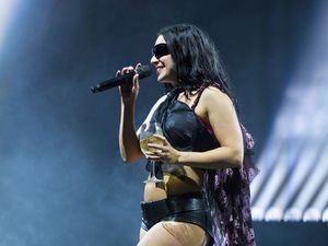 Supporting image for story: Charli XCX brings Brat back to Glastonbury in electric performance