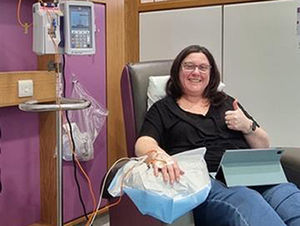  The NHS worker needs to raise £120,000 for treatment for eye cancer which has spread to her liver even though the treatment has been approved for NHS use with "special requirements". 