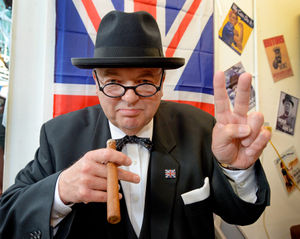 Derek Herbert as Winston Churchill