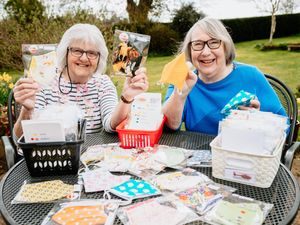 Supporting image for story: Mask crusaders from Shropshire raise more than £7,000 for Midlands Air Ambulance