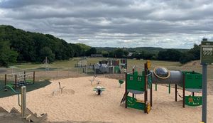 The new play area at Broseley’s Birchmeadow Park
