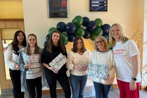 Elaine Trohear with the John Pass Jewellers team.