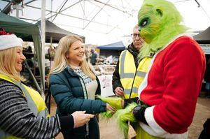Conservative hopeful Hannah Campbell meeting people in Priorslee at the weekend