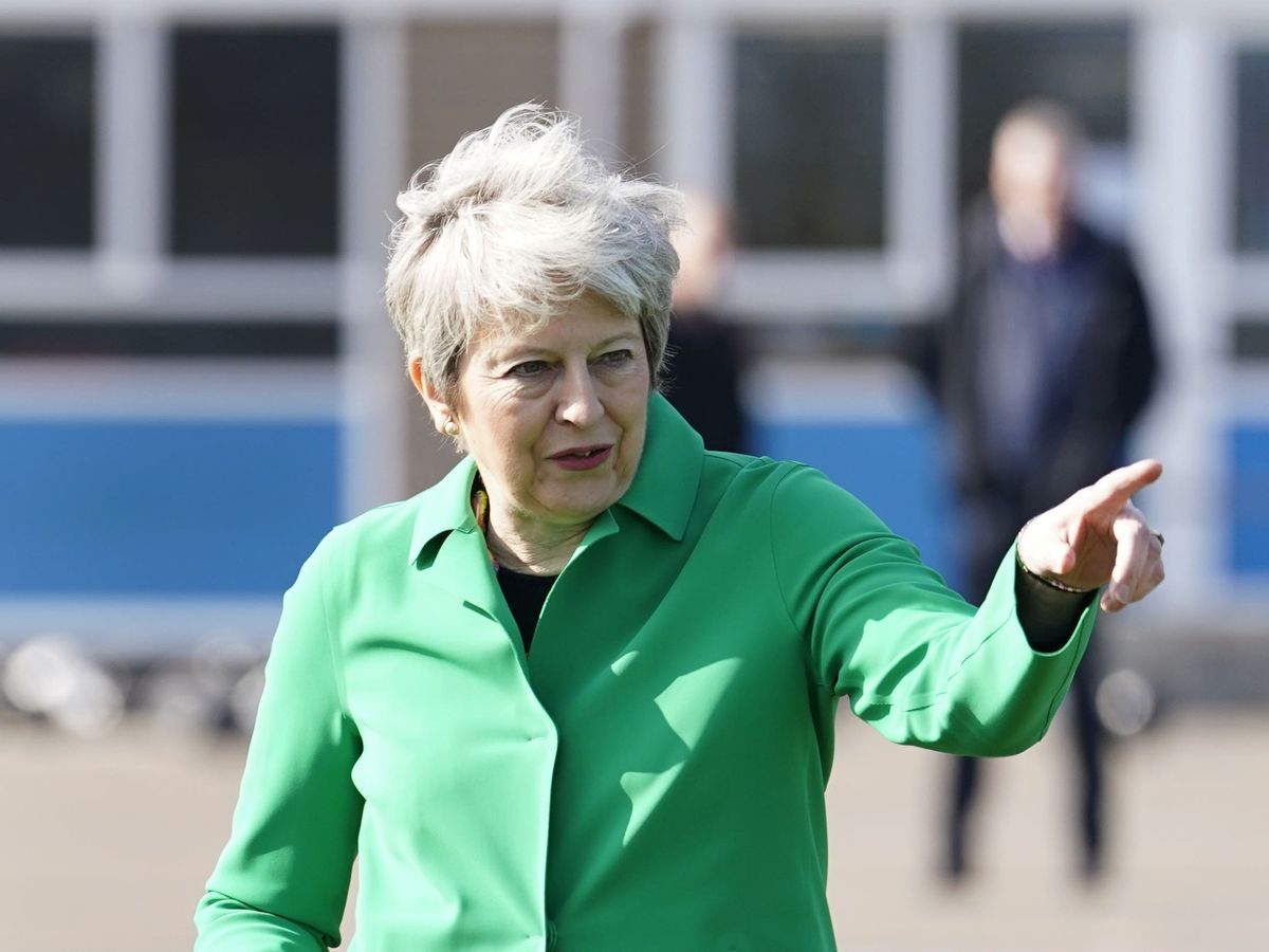 Theresa May criticises Tory policy on net zero, judges and human rights