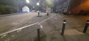 A cordon on Brettell Lane was still visible around 8pm