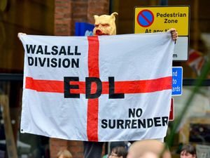 Supporting image for story: One arrest as English Defence League returns to Walsall