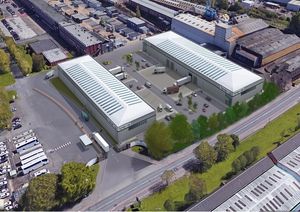 CGI of multi-million pound speculative development by CEG at Vaughan Park in Tipton