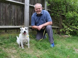 Supporting image for story: Rescue dogs saved my life, claims Telford man