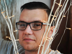 Hoping to enjoy one last Christmas before going blind, Stuart Winch, of Cleobury Mortimer.