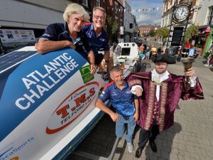 Supporting image for story: Wrekin Rowers heading from the High Street to the high seas