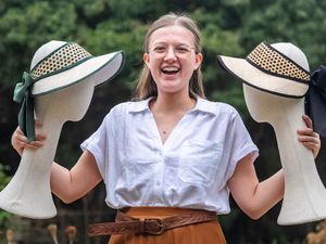 Supporting image for story: Bonnet-inspired hats called the Highgrove Visor go on sale at King’s shop