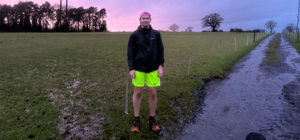 Josh Moreton after a dawn training run