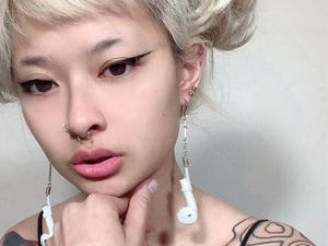 Supporting image for story: Jewellery maker turns AirPods into cool earrings so they never get lost
