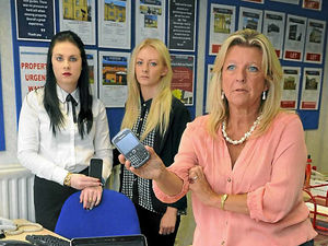Supporting image for story: Phones targeted by estate agent raiders