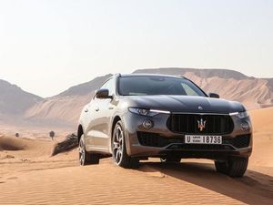 Supporting image for story: First Drive: Desert driving in Maserati's more powerful, tech-laden Levante S GranSport