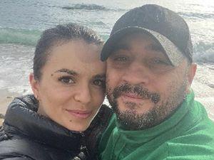 A selfie picture of Vanya Gaberova and Biser Dzhambazov