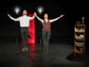 The audience absolutely loved the performance of Jekyll & Hyde at the Edge Arts Centre on Friday. Photo: Andy Brooks