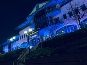 Supporting image for story: Resonance Music Institute goes blue for NHS