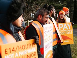 Supporting image for story: Doctors, teachers and BBC radio staff all take to picket lines in day of action