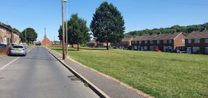 Maple Green was quiet the day after police cordoned it off following reports of gunshots