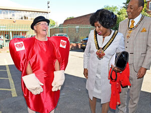 Supporting image for story: Hearty laugh as mayor opens Wolverhampton's new coronary rehabilitation centre