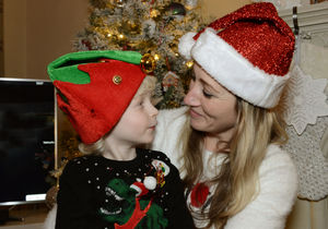 Oscar with mum Cheryl