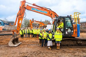 The college is celebrating a construction milestone