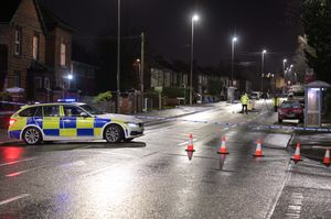 Brettell Lane was closed while police examined the scene. Photo: SnapperSK
