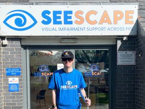 Kris Baillie pictured outside Fife's Seescape