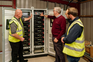 SMA business storage battery system at SA & DE Dixon poultry farm, Oswestry.