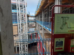 Picture from inside the new ward block at Royal Shrewsbury Hospital. Picture: LDRS