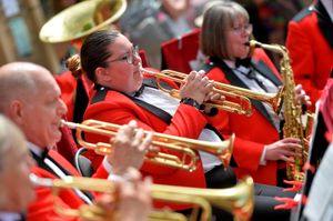 The band of the West Midlands Fire Service