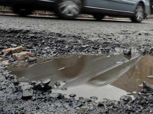 Supporting image for story: Council to focus on fixing 'high risk' potholes on Telford's roads