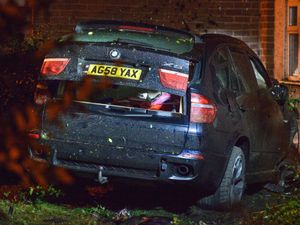 Supporting image for story: 'The bonnet's in the kitchen': Car ploughs through hedge and house in Black Country crash