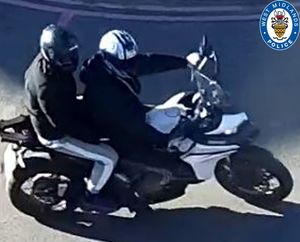 The force has asked for anyone who recognises the two people in this image to get in touch as soon as possible. Photo: West Midlands Police