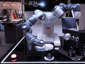 Supporting image for story: A robot is now serving customers coffee at Selfridges