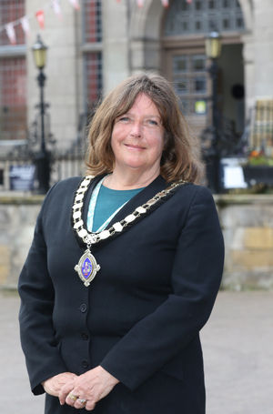 Oswestry's new mayor, Olly Rose. Photo: Phil Blagg