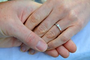 Sandra's engagement ring