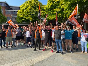 Supporting image for story: Protesting Sandwell refuse workers say strike is 'crucial' and accuse Serco of 'bully-boy tactics'