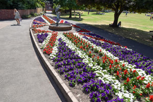 The Jubilee display in Cae Glas Park last year
