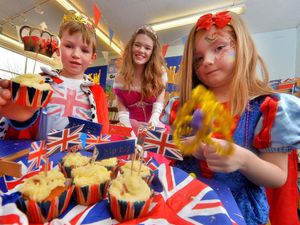 Supporting image for story: Families enjoy crafts and visit from princesses at Coronation party fit for a King