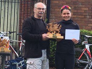 Supporting image for story: George returns as marshal two years after cardiac arrest at same triathlon
