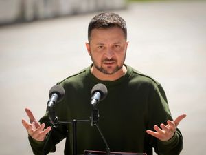 Supporting image for story: Ukraine hits Russian oil facilities as Zelensky joins D-Day events in France