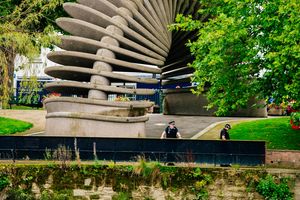 West Mercia Search & Rescue search the River Severn in Shrewsbury 