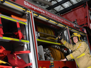 Supporting image for story: Resident given oxygen after electric fire sparks blaze in Market Drayton