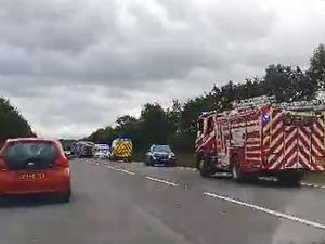 Supporting image for story: Two taken to hospital after car hits tree near Shrewsbury following 'medical episode'