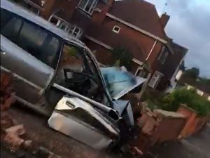 Supporting image for story: Man critically injured after car ploughed into garden wall