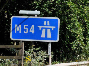 Supporting image for story: Driver calls fire service after M54 crash in Telford