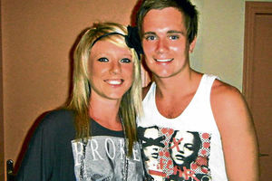 Luke with Chelsea – he told the court he did not know the reasons for her death