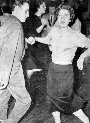 The Wolverhampton youngsters let themselves go on the dance floor in a way which had adults frowning.